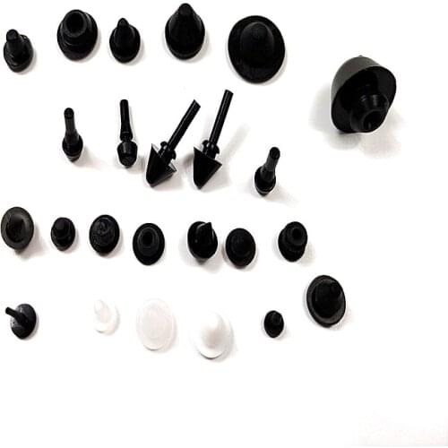 50-100PCS High temperature resistance silicone sealing plug soft tapered silicone plug buckle plug shock-absorbing rubber plug