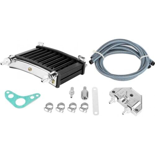 Universal Motorcycle Aluminum Alloy Engine Oil Cooler for 125cc 140cc 150cc Oil Cooling Kit Car Accessories