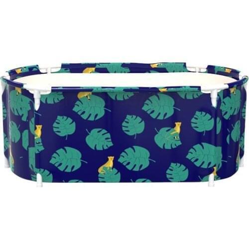 Bath Sauna Adult Folding Bathtub Bath Barrel Household SPA Bath Large Tub Bath Barrel Thickened Adult Bath Tub Full Body Hot Tub