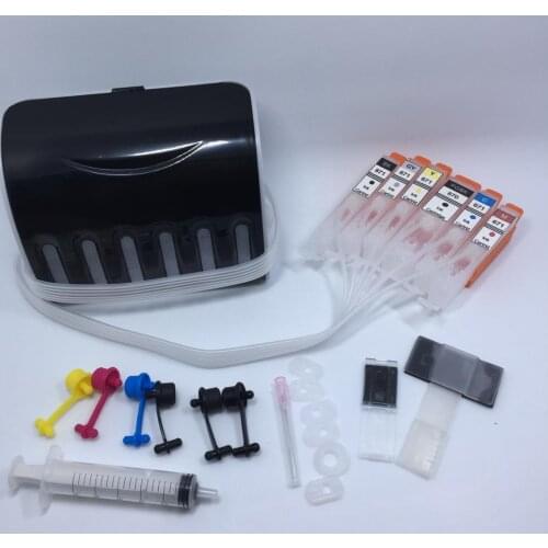 YOTAT 6Color PGI-670XL CISS ink cartridge PGI-670 CLI-671 for Canon PIXMA MG7760 MG7765 MG7766