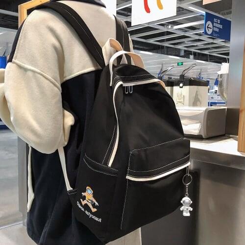 Women Harajuku Backpack Cute Female Fashion Waterproof School Bag Girl Book Nylon Backpacks Kawaii Student Ladies Bag Luxury New