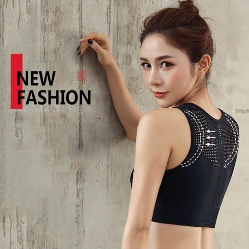 Women Yoga Crop Top Sports Bra Push Up Underwear Fitness Brassiere Bras Athletic Vest Shirt Sport Running Sportswear
