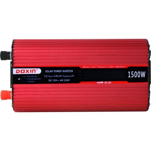 1500W inverter LCD digital display car home inverter power USB special power converter