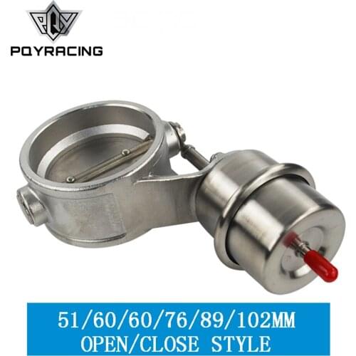 2'' 2.36'' 2.5'' 3.0" 3.5" 4.0" Stainless steel Variable Exhaust Control Valve Set Vacuum Actuator 63/60MM pipe Close Open Style