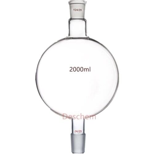 2000ml,24/29 Ground Joint,Chromatography Reservoir Flask,2L,Borosilicate Glass Labware