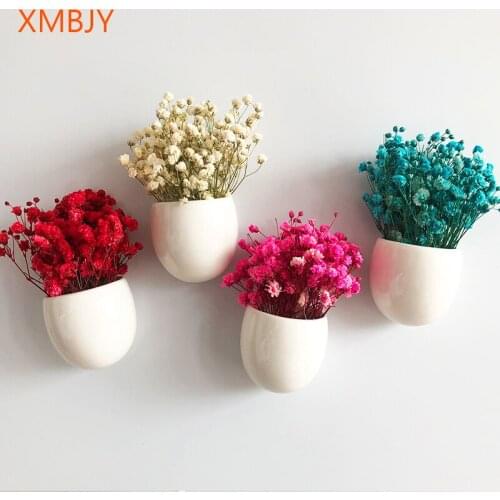 3D Simulation Gypsophila Dry Flower Bouquet Fridge Magnet Magnet Marriage Fridge Decoration Magnet Sticker Magnet Sticker