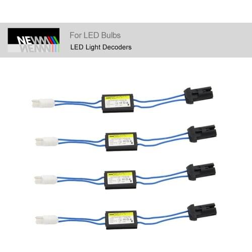 Canbus Error Free T10 Cable 12V LED Warning Canceller Decoder 501 T10 W5W 192 168 Car Lights Canbus OCB Load Resistor 3pcs