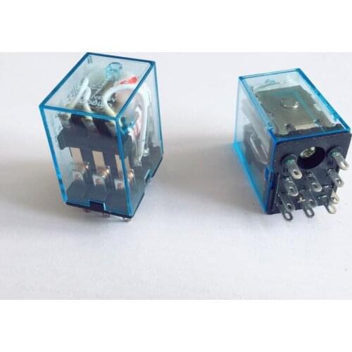 5pcs Intermediate relay MY3NJ small electromagnetic relay Power Relay 11Pins DC12V AC12V DC24V AC24V AC110V AC220V