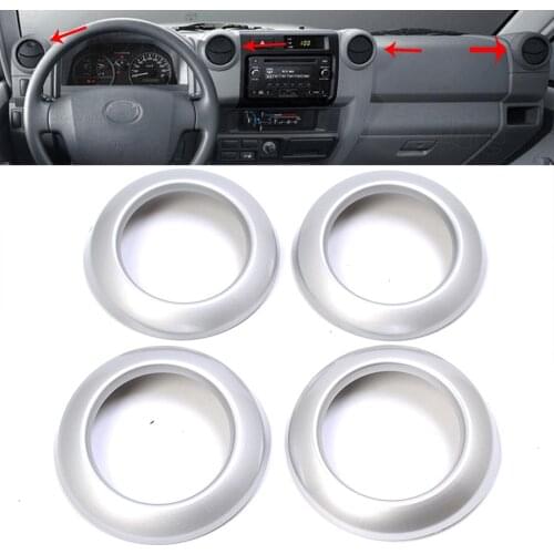 Car Console Air Condition Outlet Vent Cover Trim decoration For Toyota Land Cruiser FJ70 FJ76 FJ77 FJ78 FJ79 ABS Decoration
