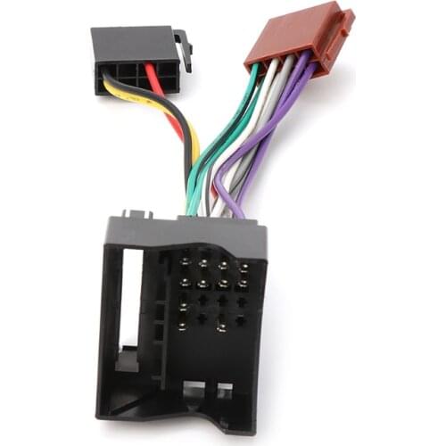 Car Stereo Radio ISO Lead Cable Wiring Connector Adapter For Peugeot 207 307 407 For Citroen Jumpy Citroen Citroen Berlingo