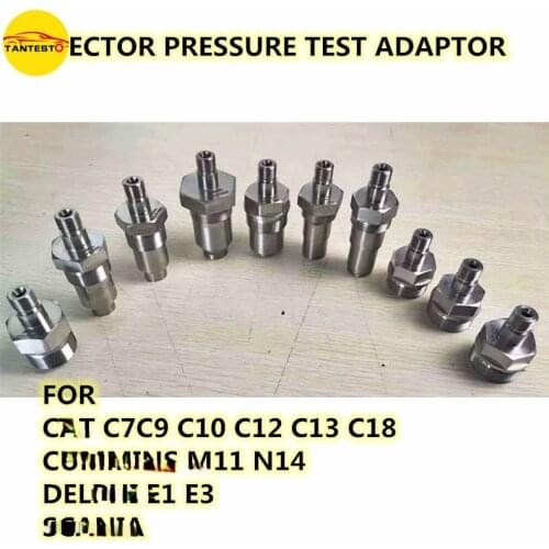 For CAT C7 C9 C10 C12 C13 C18 CUMMINS M11 N14 DEPHI E1 E3 SCANIA HEUI EUI Injector Opening Pressure Test Adaptor Adapter Tool