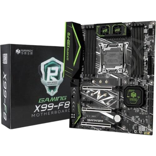 HUANANZHI X99-F8 Game Motherboard for In-tel X99 LGA2011-3 DDR4 M.2 NVME USB3.0