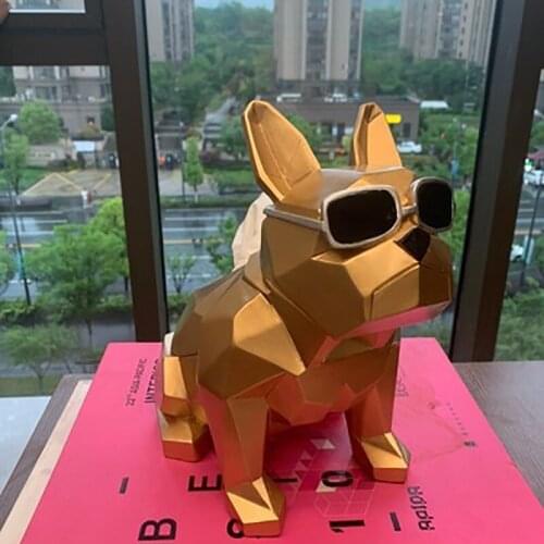 Nordic Decor Dog Statue Napkin Box Home Decoration Tissue Paper Storage Boxs Living Room Tabletop Decorations Toilet Paper Box