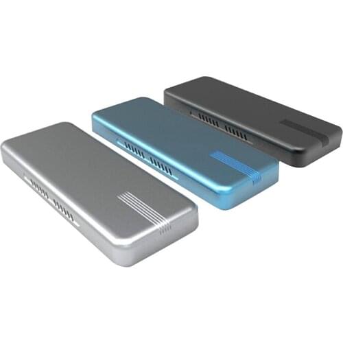 QINDIAN PCIE NVMe USB3.1 SSD Enclosure M.2 to Type C Adapter 10Gbps Support 6TB Capacity M KEY Hard Disk External Drive SSD Case