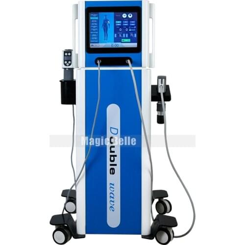 Hot! Double Channel Physical Pain Therapy System Acoustic Shock Wave Machine For Pain Relief Reliever ED Treatment Body Slimming