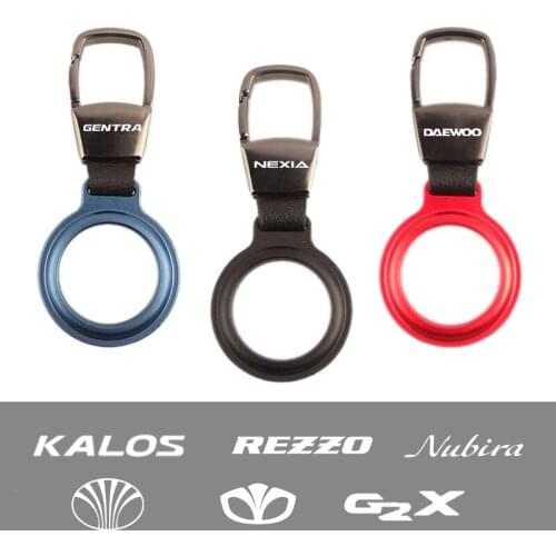 Magnetic Metal Protective Airtag Case car Keychain For Daewoo Matiz Nexia Lanos Kalos Gentra Nubira Espero Dama car accessories