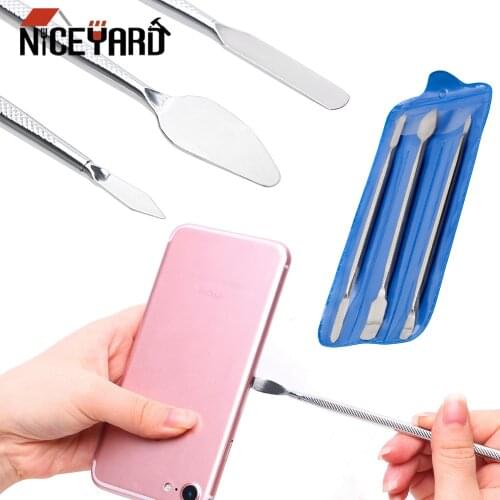 NICEYARD 3 pcs/set Mobile Phone Metal Repairing Opening Tools Laptop Tablet Repairing Tools Universal