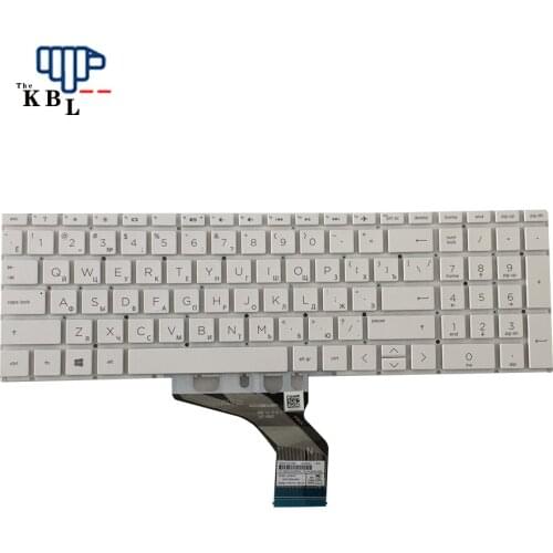 New Russian Language For HP Pavilion 15-DA 15-DB 15-DW White Laptop Keyboard PN6037B0146522 L20194-251 1E605