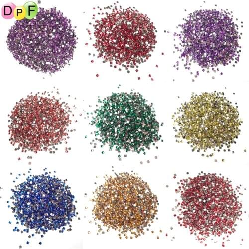 2021 New Square Crystal Diamond For DIY Diamond Painting Diamond Embroidery Rhinestones 21 Colors Mosaic Crystal Drills Stones