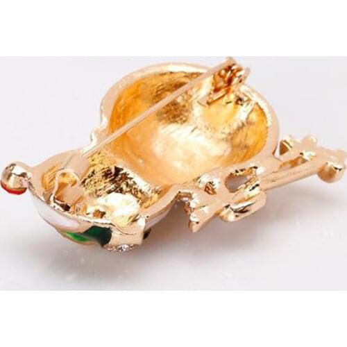 Christmas New Years Snowman Brooch Corsage Dress Cloak Gifts Banquet