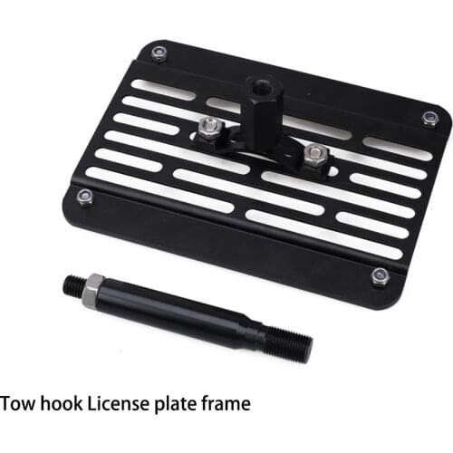 New Front Bumper Tow Hook License Plate Frame Holder Relocator Mounting Bracket For Subaru WRX STI 2015-up Scion FR-S 2013-up