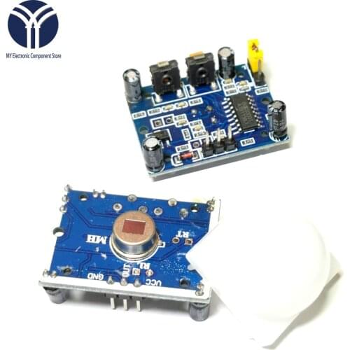 HC-SR501 SR505 SR602 Adjust IR Pyroelectric Infrared PIR Motion Sensor Detector Module