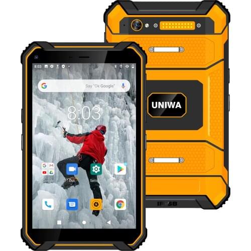 8 inch UNIWA T83 Android 10.0 Mobile Phone 12000mAh Battery With NFC Rugged Tablet 6GB RAM 128GB ROM Dual SIM Card 4G Network
