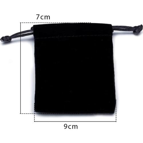 Gift Bags For Women Men Jewelry Necklace Pendant Earrings Ring Gifts Gray Flannel Velvet Pouches Bag BAG01A