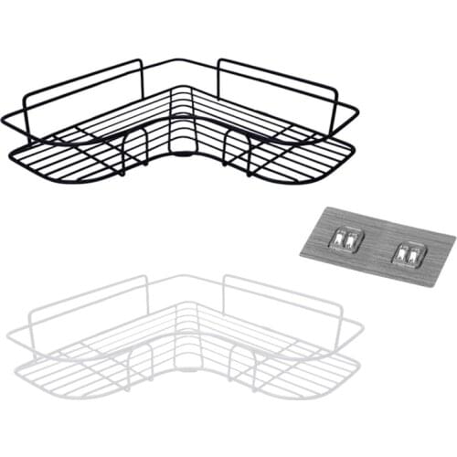 Bathroom Shelf Shampoo Holder Shower Shelves Corner Wall Mounted Storage Basket Cosmetic Rack Home Organizer Bath Accessories