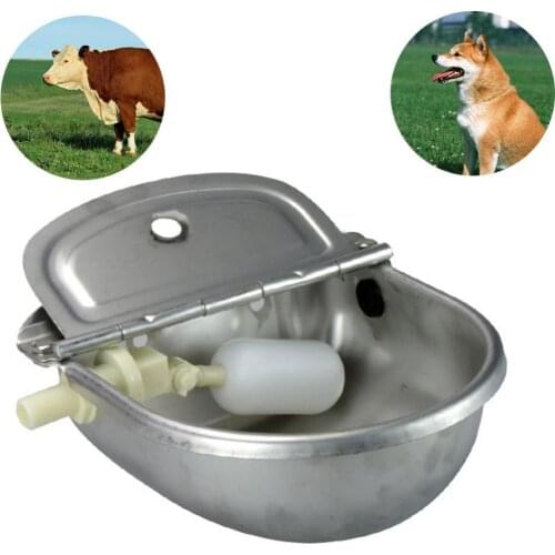 Stainless Steel Farm Float Cow Cattle Horse Auto Drink Bowl Without Drain Hole