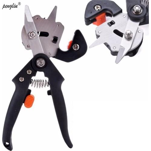 Tree Grafting Tools Secateurs Scissors Vaccination Knife Cutting Pruner with 2 fruit tree grafting Pruning Shears Scissor GT018