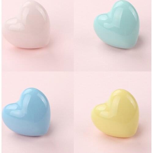 Childrens Room Knobs Kindergarten Cabinet Furniture Drawer Display Cabinet Door Cartoon Cute Single-hole Ceramic Small Handle