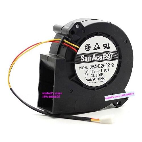 Brand new 9cm 9BAM12GC2 turbine fan 9BAM12GC2-2 12V 1.85A large air flow , in stock