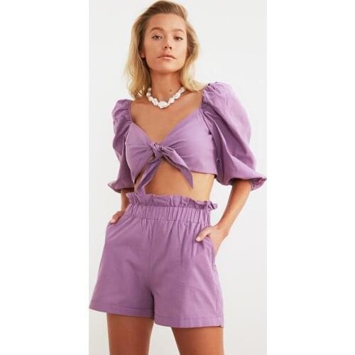 Trendyol Lacing Detailed Sub-Top Suit TBESS21AU0166