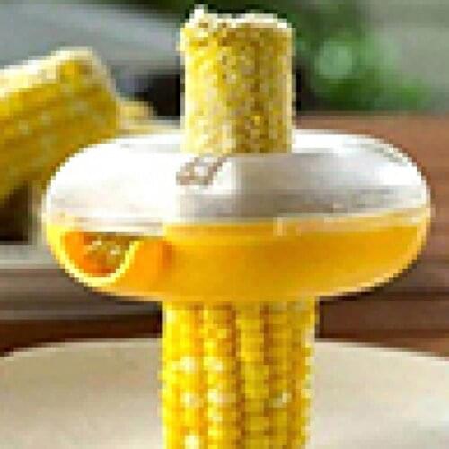 Corn Threshing Stripping Round Corn Stripper Thresher- Maker Popcorn Home Kitchen Utensil Tool
