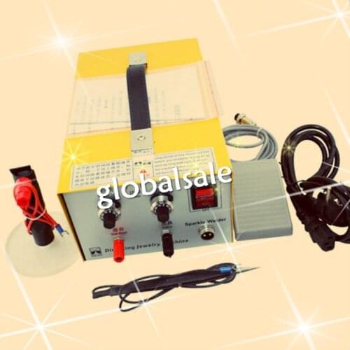FREE SHIPPING DX-808 Pulse Spot Welder Gold Silver Platinum etc. Jewelry Welding Machine+Handheld Pulse spot welding handles