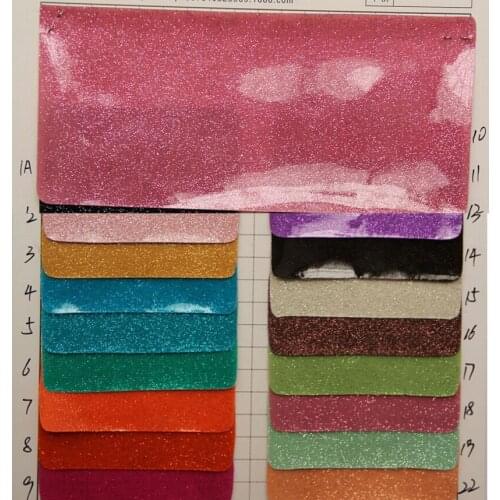 Light plastic glitter leather / printing light plastic waterproof PVC leather / high-grade silver sand vinyl leather fabric