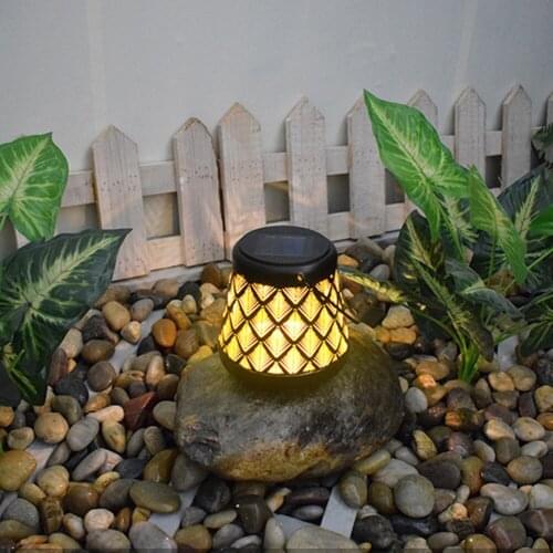 Solar LED Light Garden Decoration Outdoor solar Hollow Lamp Hanging Plug In Projection Light Waterproof Solar Powered Lighting