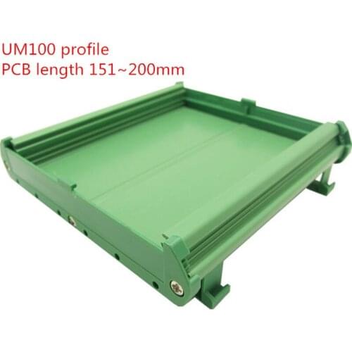UM100 PCB length: 151-200mm profile panel mounting base PCB housing PCB DIN Rail mounting adapter