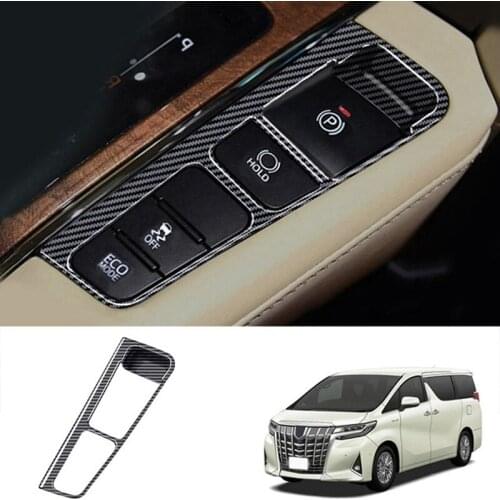 Car Handbrake Switch Interior Handbrake Switch Decorative Cover Suitable for Toyota Alphard 2015 2016 2017 2018 2019
