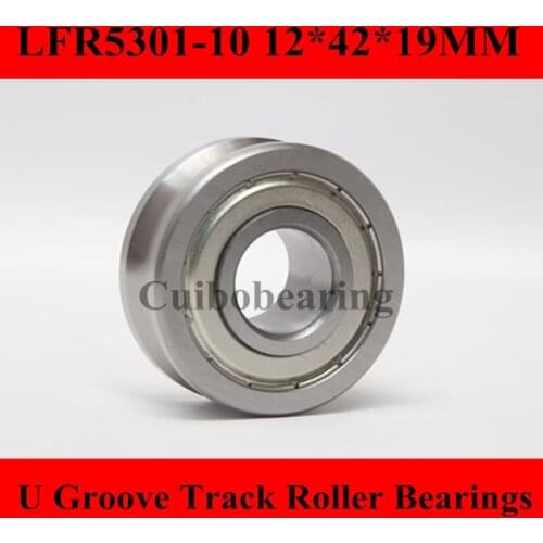 10PCS LFR5301-10 Groove Track Roller Bearings lfr5301 size:12*42*19