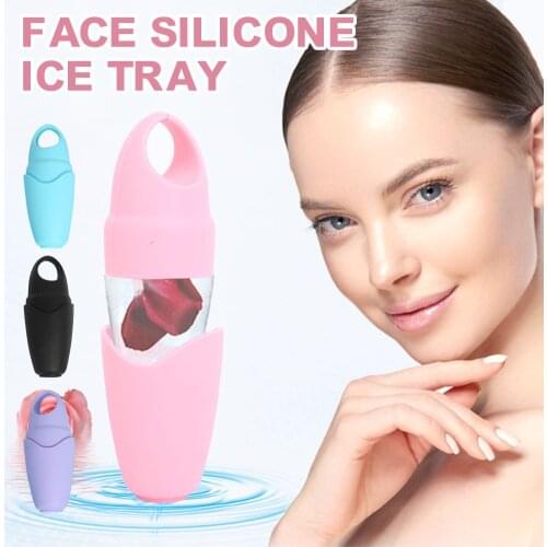 2021 Silicone Ice Ball Face Massager Roller Cold Therapy Reusable Freezable Ice Cup for Reducing Edema for Face Body