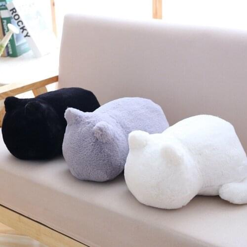 33cm Cat Plush Cushions Pillow Back Shadow Stuffed Cute Toys For Kid Gift