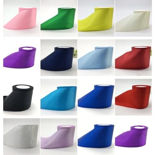 5Yards 4" 100mm Silk Satin Ribbon Polyester Ribbon For Wedding Party Christmas Decoration Handmade Webbing DIY Box Pack