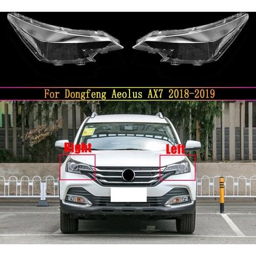 Car Front Headlight Cover Headlamp Lampshade Lampcover Head Lamp Light Covers Glass Lens Shell For Dongfeng Aeolus AX7 2018 2019