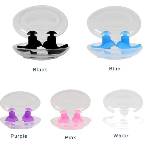 Professional Silicone Ear Plug for Swimmer Swimming Earplug Comfortable Earplugs Waterproof Reusable for Snorkeling Showering