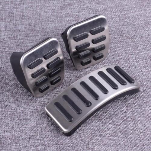 DWCX Car Clutch Gas Brake Foot Pedal Cover Interior Accessories Fit For VW Volkswagen Bora Golf MK3 MK4 Vento Lupo Polo