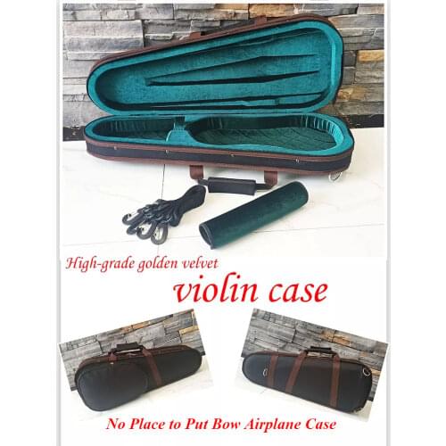 Freeshipping 4/4 violin Case Can be taken on the plane Triangular foam violin hard case violin storage box violin parts