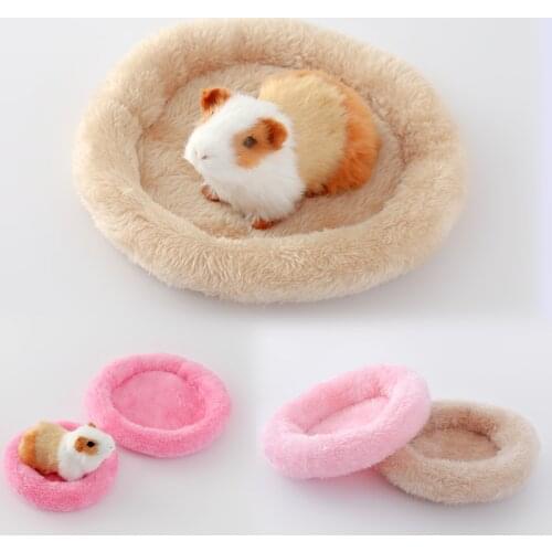 Fleece Guinea Pig Cage Soft Small Pet Mat for Hedgehog Chinchilla Comfortable Hamster Bed Velvet Rabbit Accessories Dropshipping