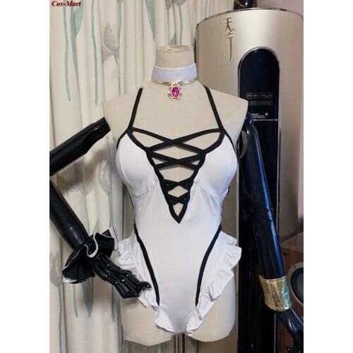 Game Princess Connect! Re:Dive Io Cosplay Costume Sexy White Swimsuit Unisex Activity Party Role Play Clothing Custom-Make Any